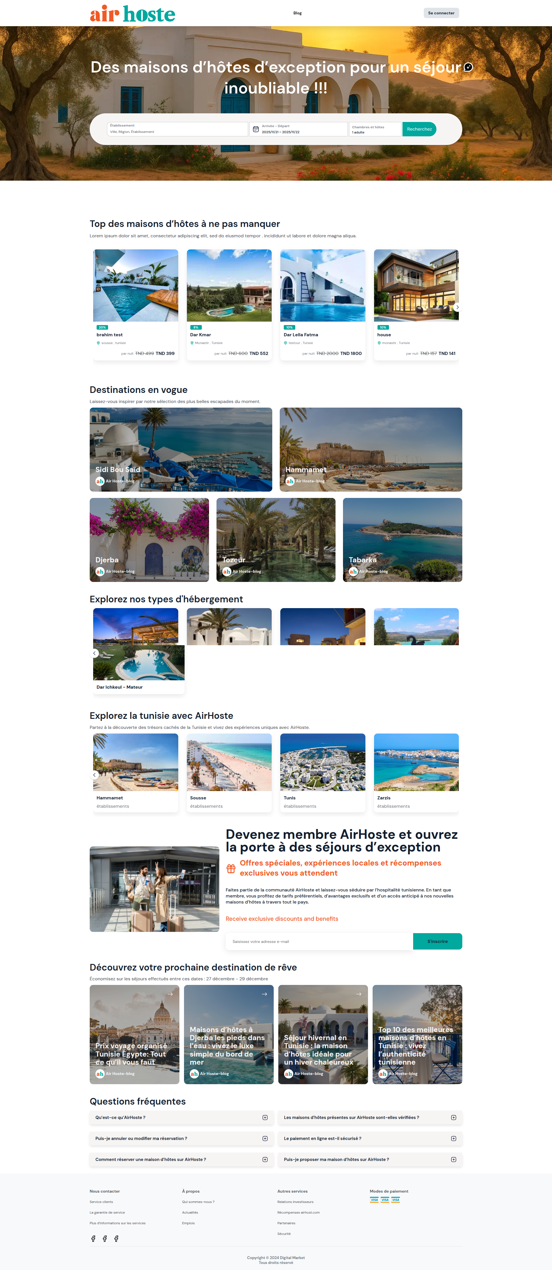 AIRHOSTE.COM: Booking Platform (In Development)