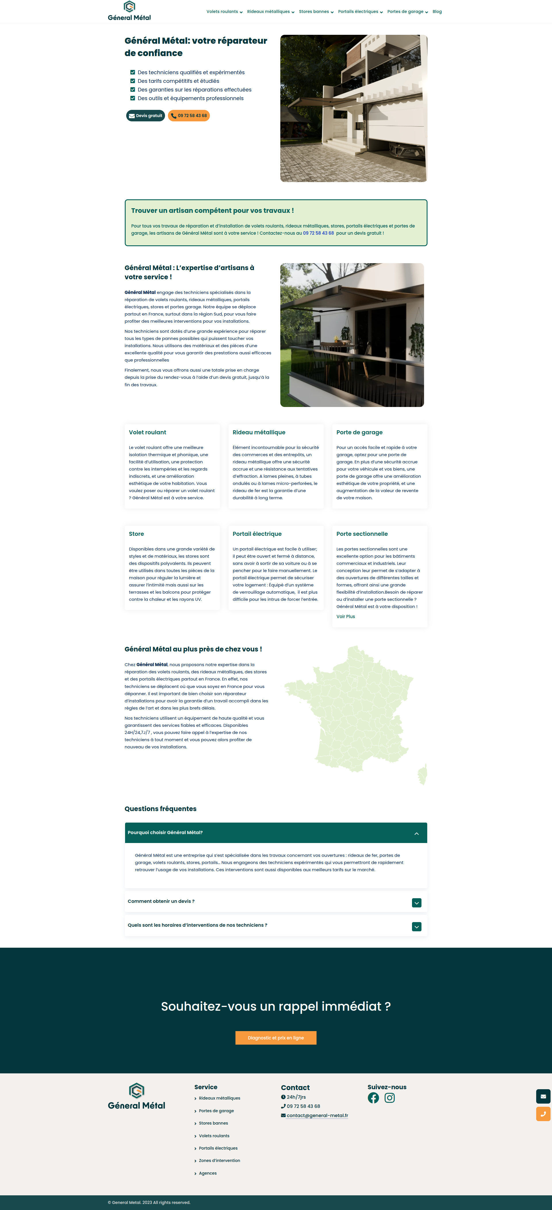 GENERAL-METAL.FR: WordPress Website