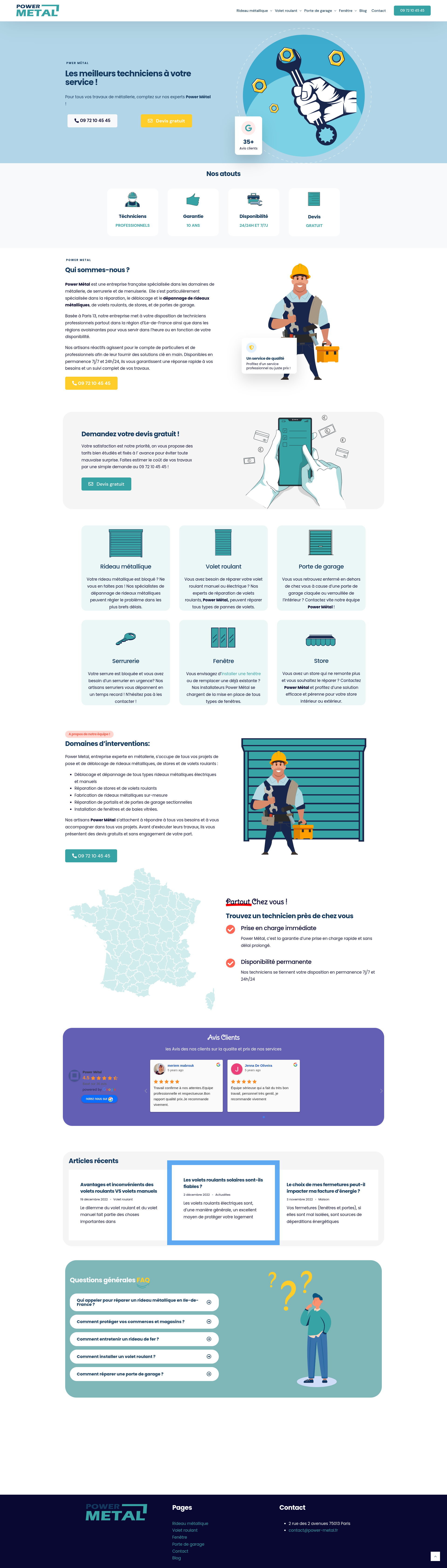 POWER-METAL.FR: WordPress Website