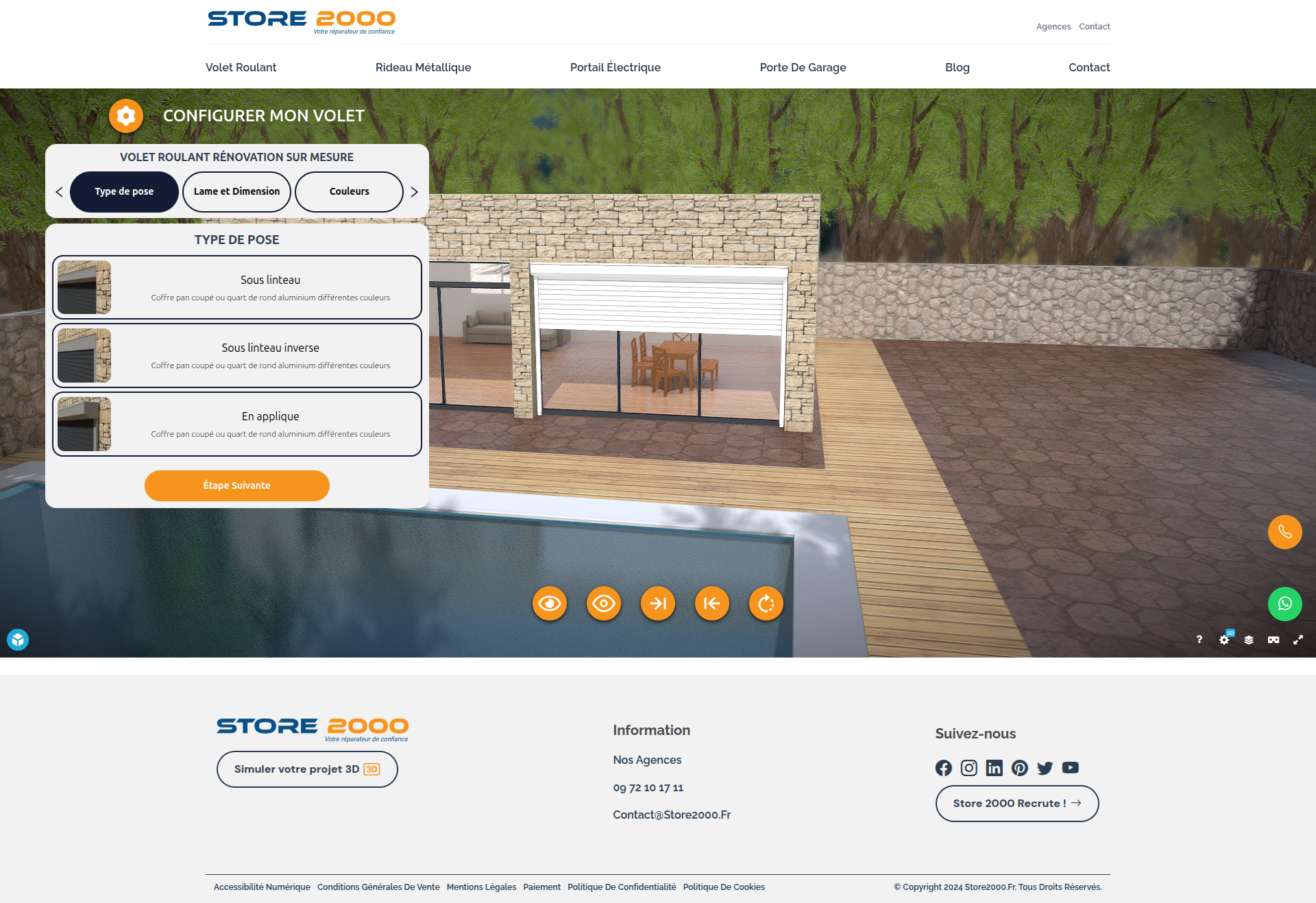 3D Roller Shutter Simulator – STORE2000.FR