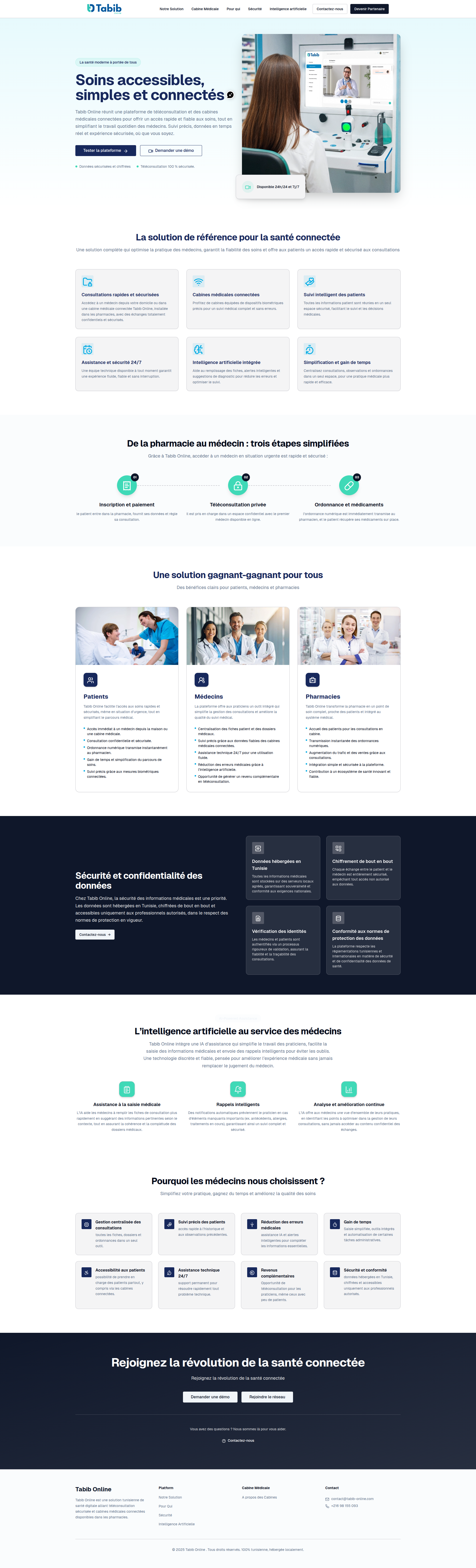 TABIB-ONLINE.COM: Full Vitrine Website